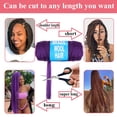 thumbnail image 3 of Brazilian Wool Hair Acrylic Yarn for African Crochet Braids Sengalese Twists Crochet Hair Jumbo Braids Goddess Locs Soft Faux Locs Synthetic Hair Extension 70G/Roll, 3 of 7