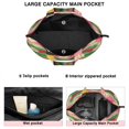 thumbnail image 3 of Pioneer Flower Floral Print Pattern Travel Tote Bags for Women Carry On,Large Weekender Bags for Women Travel,Multi Functional Duffle Bag for Work,Shopping,Sports, 3 of 5