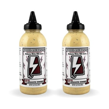 The Tailgate Foodie's: (2 pack) White Lightning (Alabama White Style) Barbecue Sauce