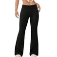 thumbnail image 3 of Sngxgn Pants for Women Elastic High Waist Drawstring Lounge Trousers Casual Loose Pants with Pockets(Black,M), 3 of 8