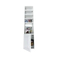 thumbnail image 2 of Eris On the Wall White Enamel Spice Rack 62"h x 14"w x 3.5"d, 2 of 5
