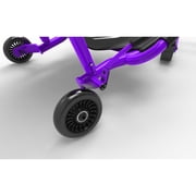 EzyRoller: Classic X - Purple - Ride-On Scooter, Cambering Motion, Pedal Free Cart, Hand Brakes, Extendable Frame, 154lb Capacity, Kids Ages 4+