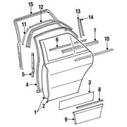 Genuine OE Mercedes-Benz Lower Molding - 126-690-64-40