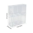 thumbnail image 2 of CRILSTYLEO Showcase Storage Box Transparent For Friends 1Set 8.25X7.86X2.36in, 2 of 8
