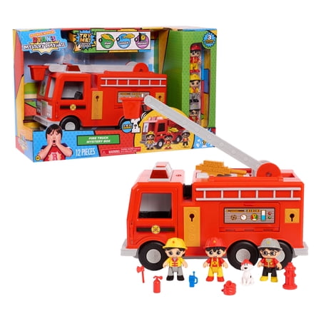 Ryan’s Mystery Playdate Fire Truck Mystery Box  Kids Toys for Ages 3 up
