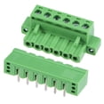 thumbnail image 1 of Unique Bargains 5.08mm Pitch 6 Pin 10A PCB Mount Screw Terminal Block Plug-in for Electrical, Instruments 5 Set, 1 of 5