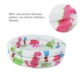 thumbnail image 4 of Rdeghly Inflatable Swimming Pool,Cartoon Dinosaur Pattern Round PVC Inflatable Swimming Pool Bathtub for Children Kid,Inflatable Children Pool, 4 of 10