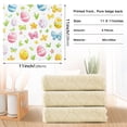 thumbnail image 6 of Yayeee 6 Pack Kitchen Dish Cloths Set for Washing Soft Drying Absorbent Microfiber Towels, Colorful Easter Eggs, 6 of 9