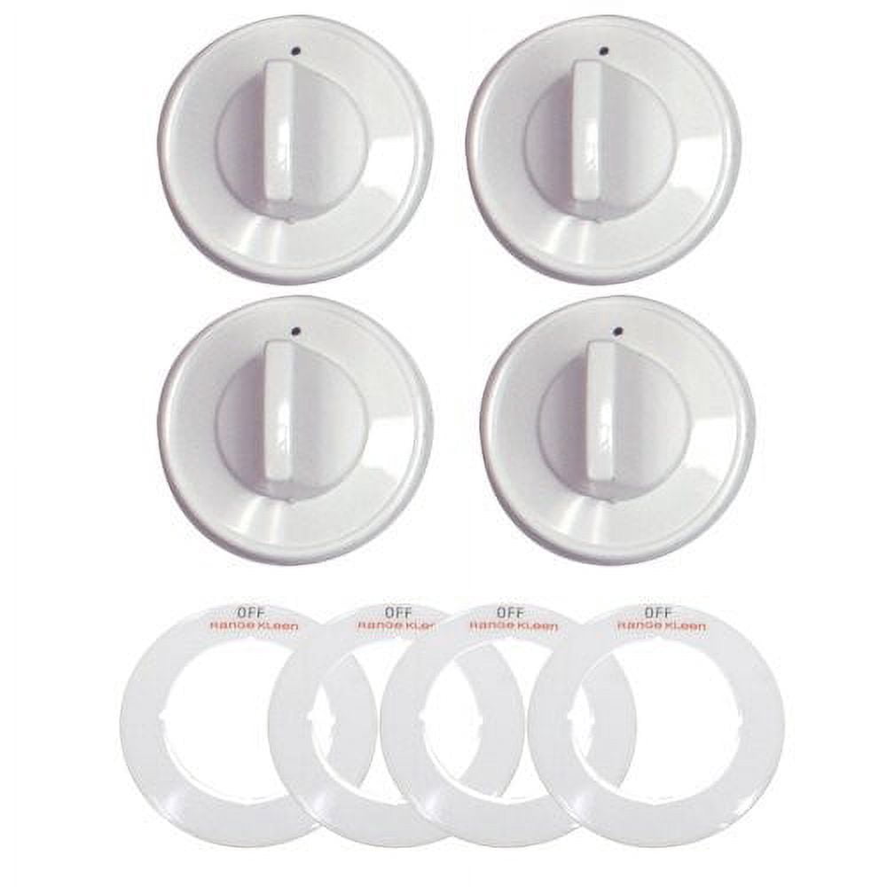 Range Kleen Knob Gas Chrome, 4 Pk