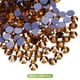 thumbnail image 3 of Uxcell 2880 Pcs Strass Hotfix Gemas de Cristal de Vidrio Planas SS8 2.5mm Dorado, 3 of 5