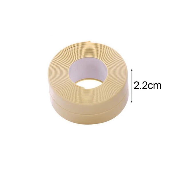 Cinta de sellado autoadhesiva impermeable para pared, cinta de calafateo para Borde de fregadero, accesorios de cocina, baño y ducha
