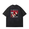 thumbnail image 2 of El Malilla Merch Cotton Vintage Wash Tee Shirt Crewneck Short Sleeved Graphic t Shirts Style8, 2 of 3