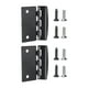 thumbnail image 1 of Bisagra de acción de flip Uxcell 2 Pack con candado de flip y tornillo negro, 1 of 6