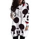 thumbnail image 2 of Camiseta holgada informal de cuello redondo de gran tamaño con bolsillo para mujer, jersey de manga larga con estampado de Mickey Mouse de Disney para mujer, moda, 2 of 5
