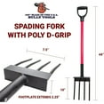 thumbnail image 4 of Bully Tools Spading Fork,Fiberglass,D-Grip Handle 92370, 4 of 6