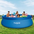 thumbnail image 2 of Funsicle QuickSet 12' x 36" Round Inflatable Top Ring Above Ground Swimming Pool Set, 2 of 6