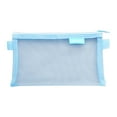 thumbnail image 1 of pstuiky Pencil Pouch, Exquisite and Transparent Mesh Pencil Case Storage Bag with Multiple Colors Optional Nylon Mesh Organizer Pouches Pencil Boxes for School Up to 50% Off, 1 of 2