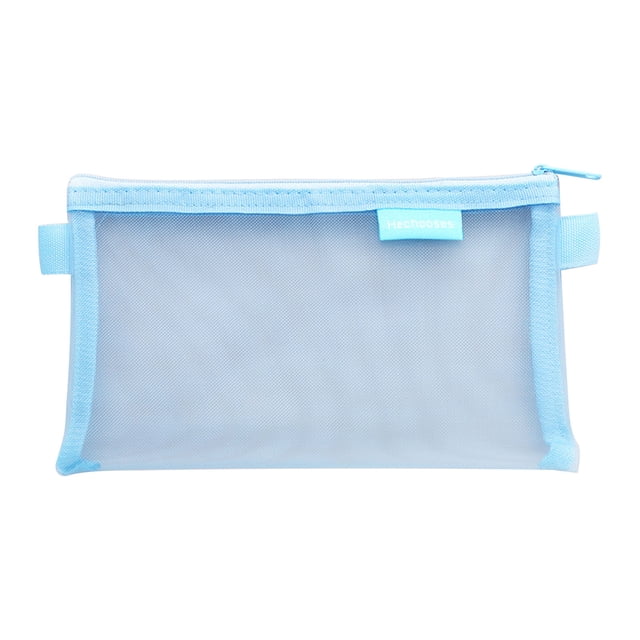 pstuiky Pencil Pouch, Exquisite and Transparent Mesh Pencil Case Storage Bag with Multiple Colors Optional Nylon Mesh Organizer Pouches Pencil Boxes for School Up to 50% Off