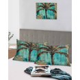 thumbnail image 5 of Boho Coastal Beach Pillow Covers King Size 2 Pack, Summer Ocean Tropical Tree Flower Soft Bed Throw Pillowcases Breathable Cooling Long Lumbar Body Pillow Sham Cover for Bed Sofa 20''x36'', 5 of 7