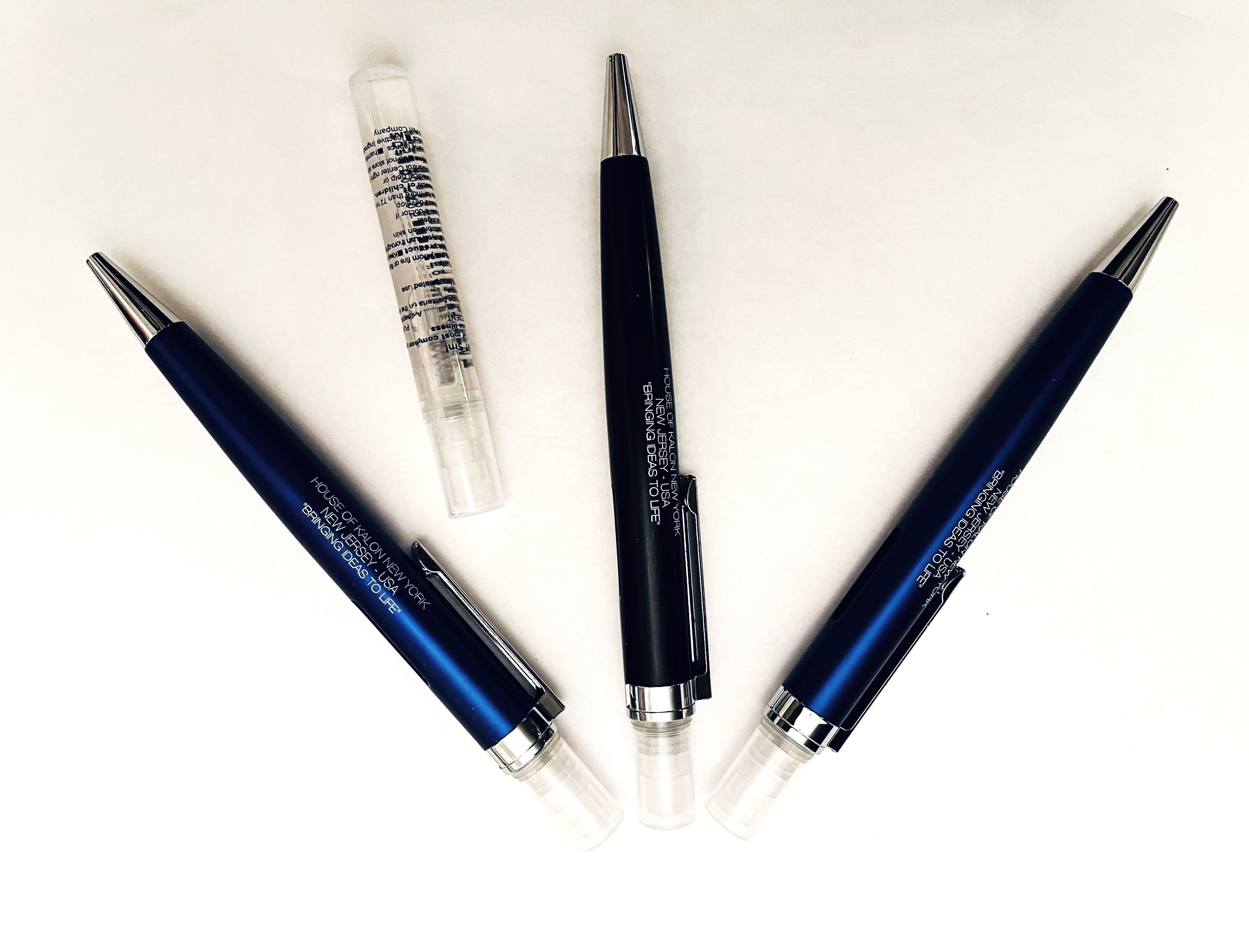 Ballpoint Pen with Hand Sanitizer Spray Refillable 0.1fl oz. Premium