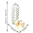 thumbnail image 3 of FSLiving Lampe de Rail Extensible à Angle Réglable Base E26 Lumière de Rail H-Type Lampe de Rail en Métal Blanc Style Industriel pour Photo Murale Exposition Scène Bar Magasin (Sans Ampoule, Sans Rail) - 1 Pack, 3 of 5