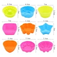 thumbnail image 3 of Coofit Muffin Cup Non-stick Silicone 36PCS DIY Cupcake Liner Muffin Mold Baking Cup, 3 of 10