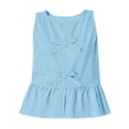 thumbnail image 7 of Mgmyaa Womens Tie Front Peplum Tops Bow Sleeveless Babydoll Dressy Blouse Summer Trendy Tank Tops Cute Casual, 7 of 7