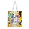 thumbnail image 1 of Mobile Suit Gundam SEED Freedom Bolso de tela con estampado de lienzo para mujer, bolsa de compras reutilizable y estética, con cremallera interior, regalo para mujer,38*45cm., 1 of 6