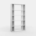 thumbnail image 3 of Ada Home Decor Sanborn Multiple Tier Open Shelf Modern Bookcase, White, 3 of 7