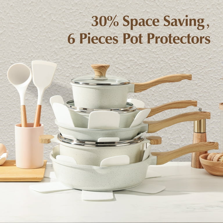 Ceramic Pots and Pans Set - Nonstick Cookware Sets Non Toxic