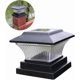 thumbnail image 4 of Solar Post Post Light Waterproof Outdoor Cap Lights Decorative Fence Lamps for Patio Garden Outdoor Paved Pathway (Black), 4 of 5