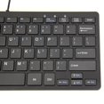 thumbnail image 4 of axGear Ultra Mince Filaire USB Mini Clavier PC pour PC Apple Mac Portable Carnets, 4 of 5