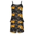 thumbnail image 5 of Tnhcen Elegance Halloween Pajama Set Women’s 2-Piece Pumpkin Print Sleeveless Tank Shorts Cute Season Homewear S-2XL, 5 of 5
