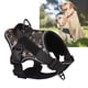 thumbnail image 5 of Arnés para mascotas, impermeable, reflectante, transpirable, a prueba de explosiones, camuflaje, chaleco para pasear perros con asa de control, verde, L, 5 of 12
