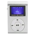 thumbnail image 2 of Mini reproductor de música MP3 portátil con clip trasero deportivo, pantalla LCD, compatible con MP3 y tarjeta de memoria (plateado), 2 of 14