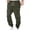 Army Green, variant on Luxalzxs Mens Sweatpants Fashion Joggers Sports Pants Winter Thicken Cotton Drawstring Elastic Waist Pants Sweatpants Trousers Long Pants