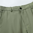 thumbnail image 5 of USNSM Men's Outdoor Casual Shorts, Hiking Shorts Quick Dry Comfortable UPF 50+,Multi Pockets, Shorts for Men 10.5" Inseam Shorts Green S, 5 of 9