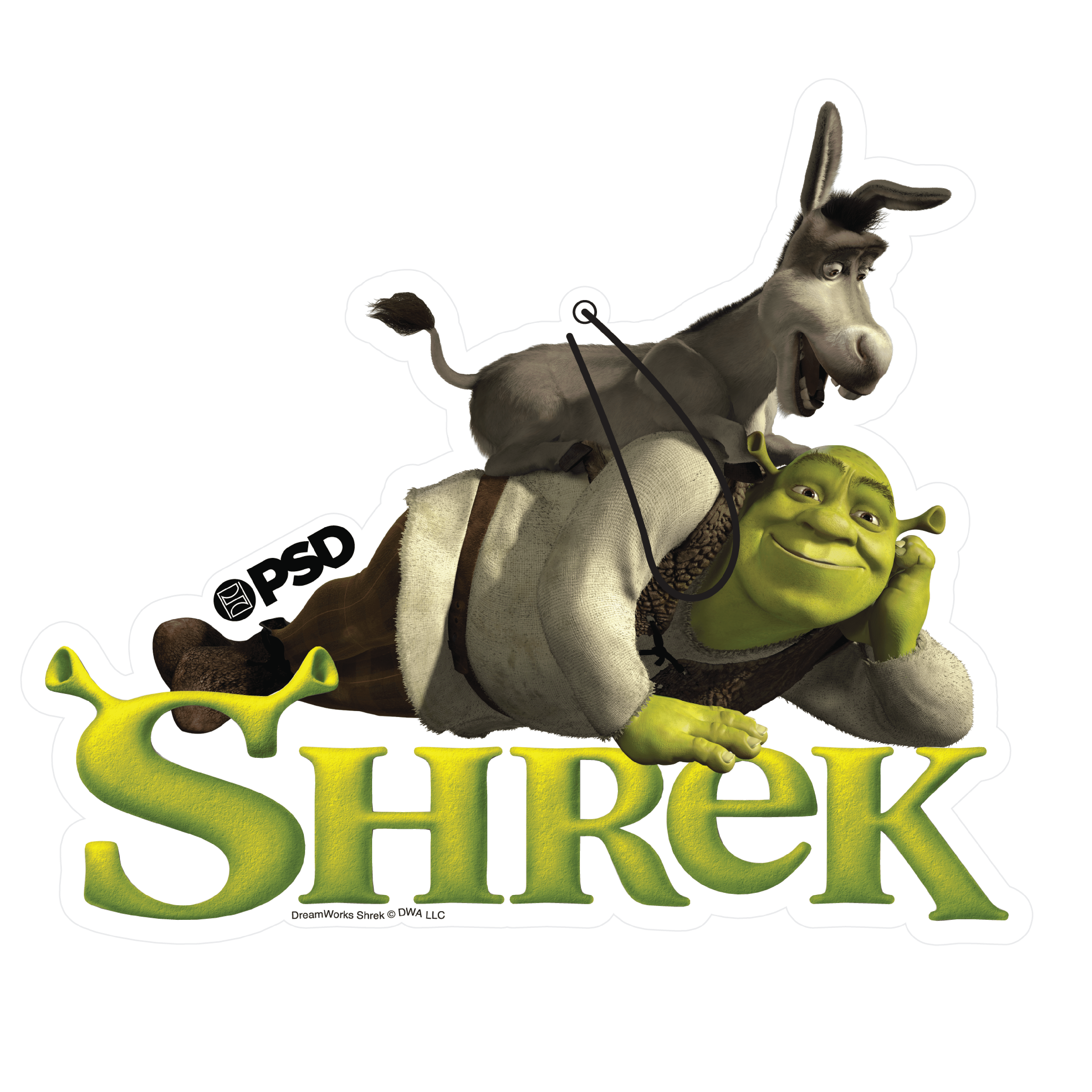 PSD Shrek Mix Hanging Air Freshener 3 pack with New Car Scent