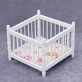 thumbnail image 4 of Simple 1/12 cuna de de en miniatura muebles de modelo niñas dormitorio de la manualidades Hugo miniaturas de casa de muñecas, 4 of 9