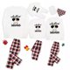 thumbnail image 1 of Conjuntos de pijamas navideños a juego para niños, gafas de sol geniales, muñeco de nieve, a cuadros, de talla grande, 1 of 3