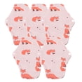 thumbnail image 1 of 5 Packs Bamboo Charcoal Cloth Menstrual Pad, Soft Waterproof Washable Cloth Menstrual Pad With Strong Absorbency, Comfortable, , , Breathable, Suitable for Heavy, 1 of 7