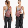 thumbnail image 3 of Ethnic Mandala Sling Backpack with Mystic Zen Pattern, Lightweight Durable Crossbody Daypack, Adjustable Strap, Multiple Compartments for Outdoor Use and Travel, 3 of 6
