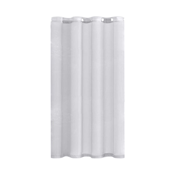 Cortinas transparentes largas de voile con bolsillo para varilla, para sala de estar, dormitorio, ventana, puerta de vidrio, exterior, parasol.