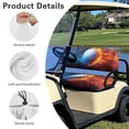 thumbnail image 6 of Uorisanigo Golf Cart Seat Covers Washable Seat Protectors Fit for EZGO Club Car and More 2 Person Seats Golf Carts Durable Easy Install and Clean, 6 of 7