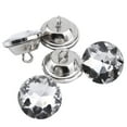 thumbnail image 4 of Clothes Accessary, No  Edges Fashion Elegant Silver Color Rhinestone Buttons, Round Buttons For Clothes Crafts Headboards Sofa Stylish Furniture, 4 of 8