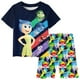 thumbnail image 2 of Camiseta de película "Inside Out" para niños, conjunto de 2 piezas, pantalones cortos de manga corta, chándales de verano de dibujos animados de Disney, 2 piezas, 2 of 5