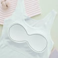thumbnail image 4 of Antinious Kids Girls Stretchy Bralette Designed for Casual And Lightweight,Girls Sports Bras for Unparalleled ,Kids Girls Solid Color Underwear Girls Camisole Mid Length Bra,Green,XL, 4 of 5