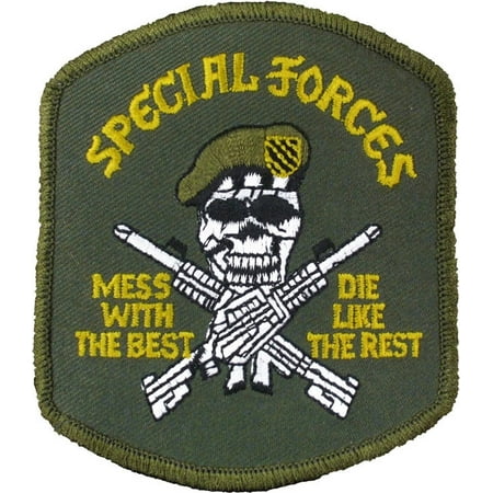 Olive Drab - US Army SPECIAL FORCES MESS WITH THE BEST Sew On Patch with (Best Cream For Dark Patches)