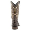 thumbnail image 3 of Ferrini Mens Bronco Pirarucu Square Toe Cowboy  Mid Calf Boots, 3 of 5
