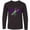 AB-Black, variant on Inktastic NOLA Mardi Gras Crayfish in Purple Long Sleeve Youth T-Shirt